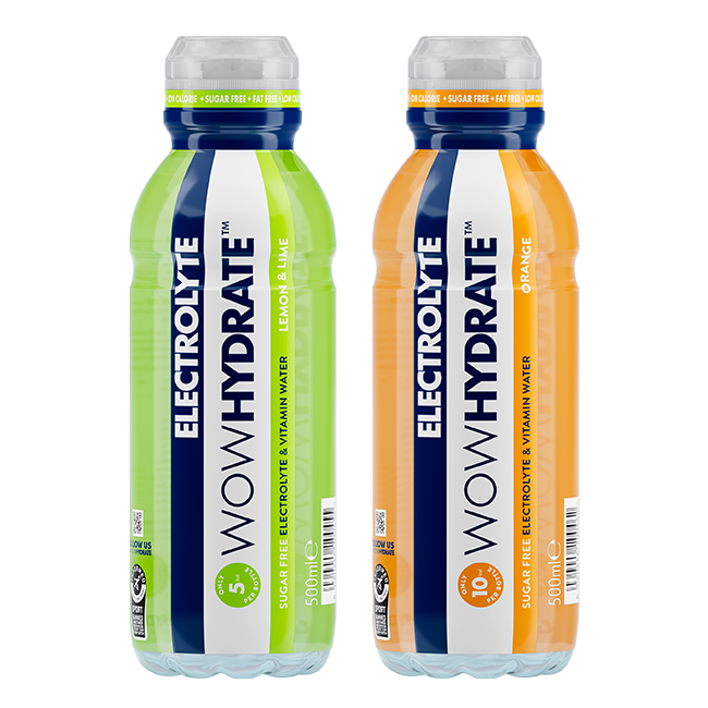 wowhydrate electrolyte range of drinks